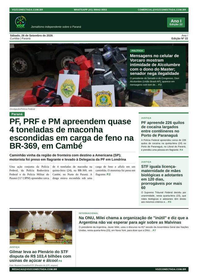 Capa da Edição 22
