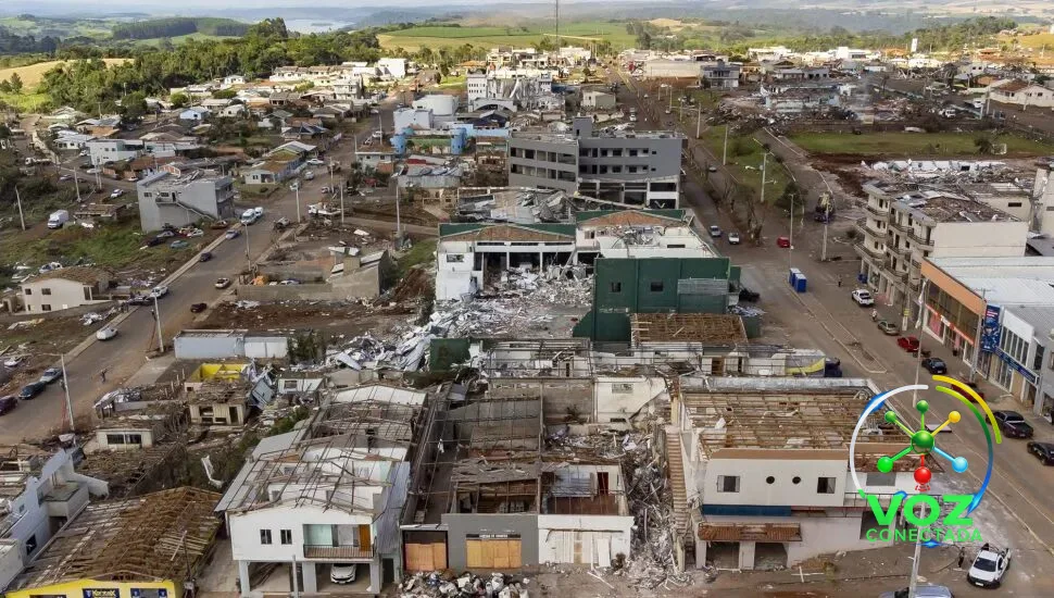 Sete meses após o tornado, Rio Bonito do Iguaçu concluiu apenas 2 das 17 obras previstas