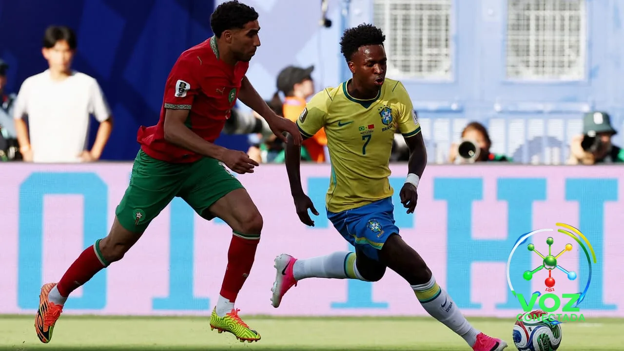 Brasil estreia na Copa com empate em 1 a 1 diante do Marrocos; Vini Jr. salva a Seleção