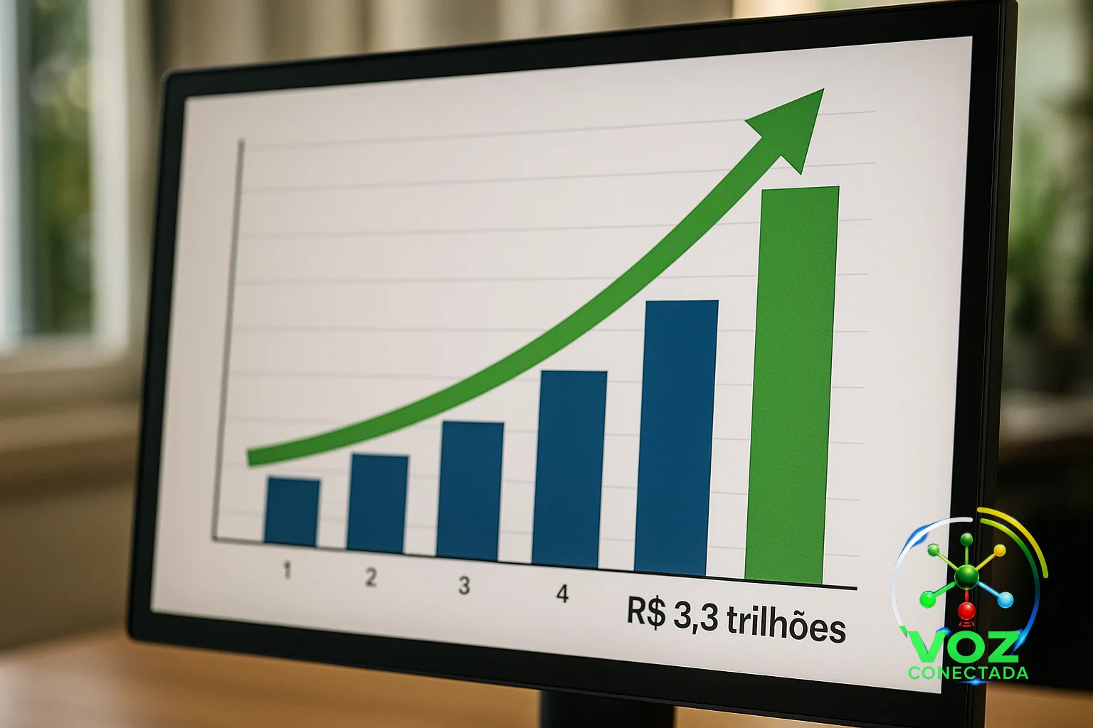 PIB do Brasil cresce 1,1% no 1º trimestre e chega a R$ 3,3 trilhões, aponta o IBGE