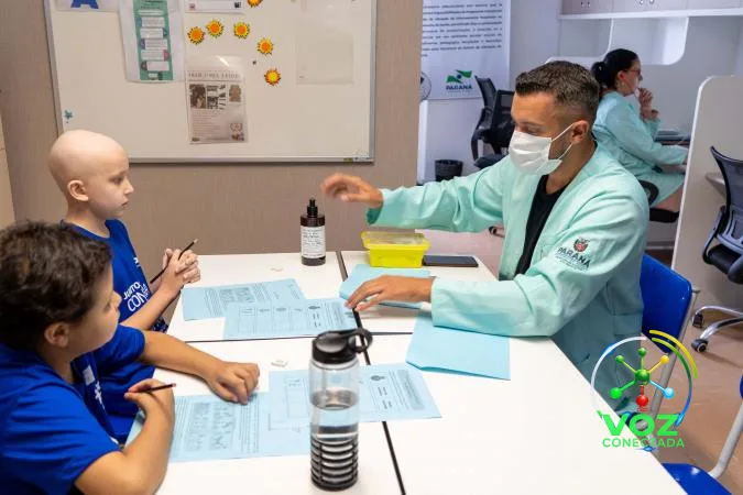 Quando a sala de aula vai até o leito do hospital