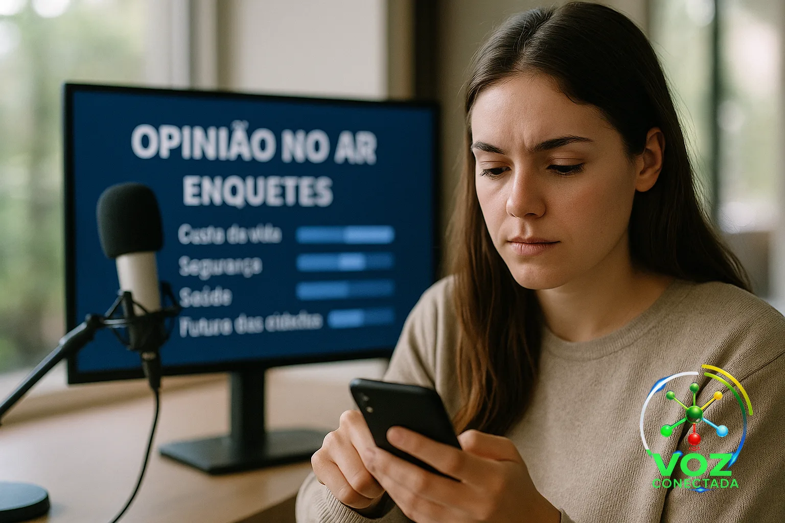 Participe: sua opinião no ar nas enquetes do Voz Conectada