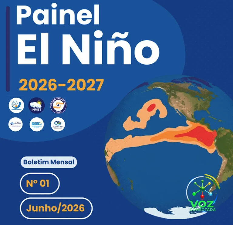 Painel oficial confirma El Niño e projeta seca no Norte e Nordeste com chuva acima da média no Sul