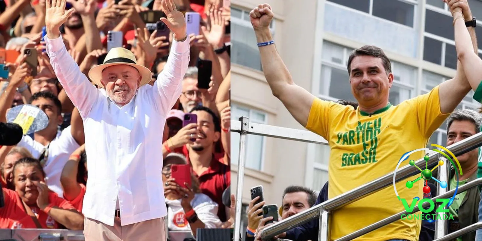 Campanha vai às ruas: Lula reúne apoiadores em São Bernardo e Flávio Bolsonaro leva ato a Copacabana