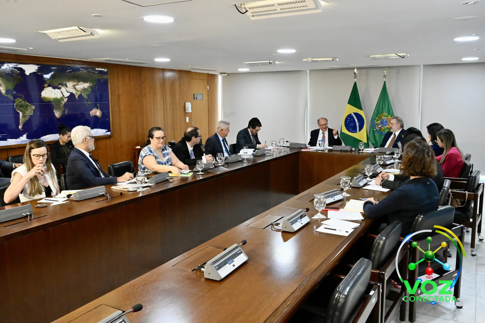Reunião de Geraldo Alckmin com secretários do MDIC