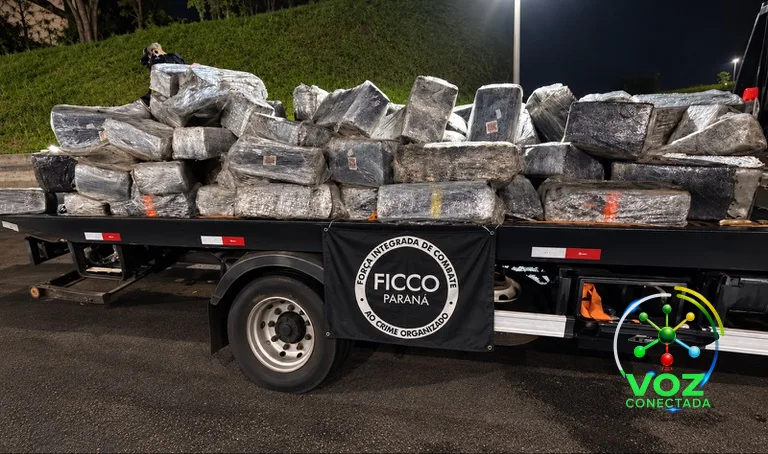 Força-tarefa apreende 2,9 toneladas de maconha escondidas em carga de sucata na BR-277, no Oeste do Paraná